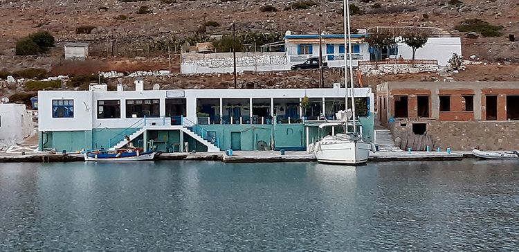 Yacht anchorage in Vathi Bay