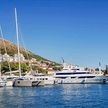 Yacht mooring at the city's Gruz waterfront