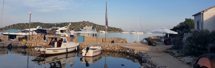 Yacht moorings in Hiljaca 1 Bay