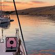 Yacht moorings in Striznja Bay