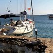 Yacht moorings in Кravljacic Bay