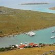 Yacht moorings in Spinata Bay