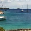 Yacht moorings in Mala Nozdra Bay