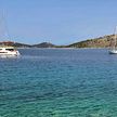 Yacht moorings in Mrtovac Bay