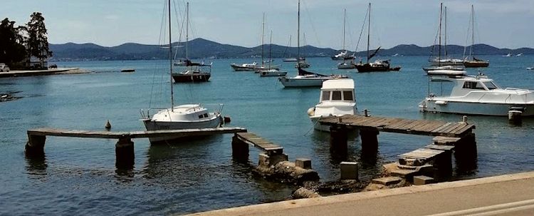 Yacht anchorage in Drsanica Prva Bay