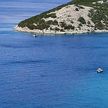 Yacht anchorage in Ustrine Bay