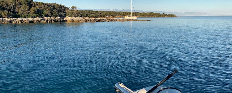 Yacht anchorage in Meli Bay