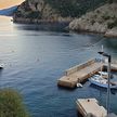 Yacht mooring buoys in Beli Bay