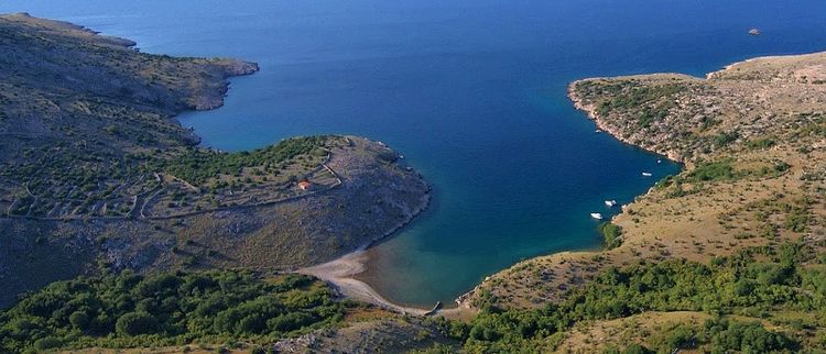 Yacht anchorage in Luka Srscica