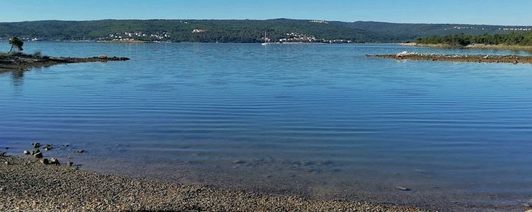 Yacht anchorage in Klimno Bay