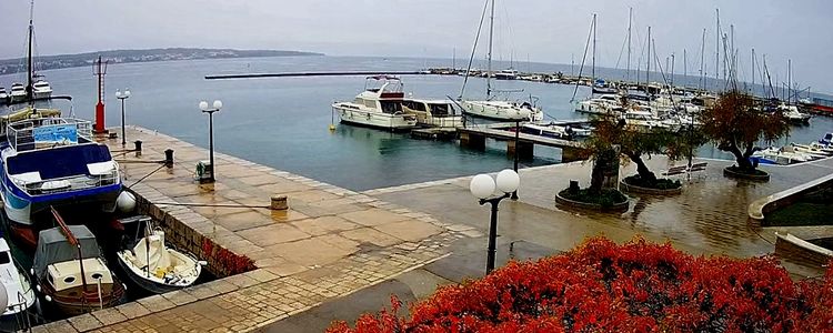 Yacht moorings in Malinska