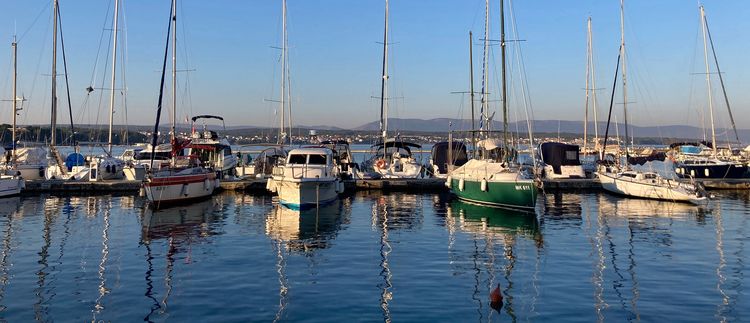 Yacht moorings in Malinska