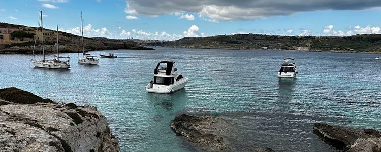 Yacht anchorage in Santa Marija Bay