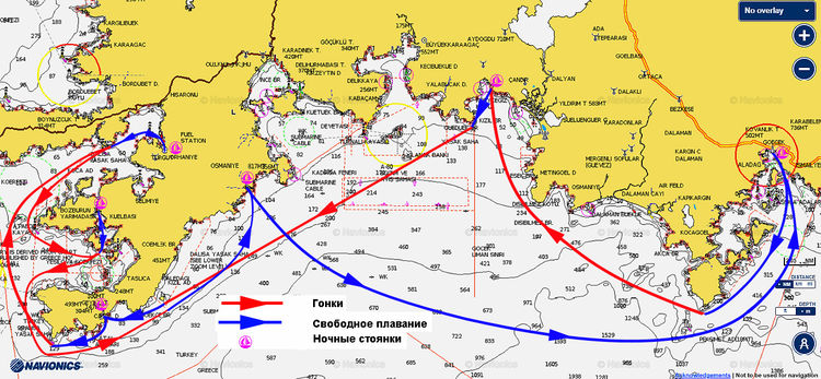 Открыть подробное описание Маршрута Осеннего Яхтенного Ралли МАРИН.РУ 2018