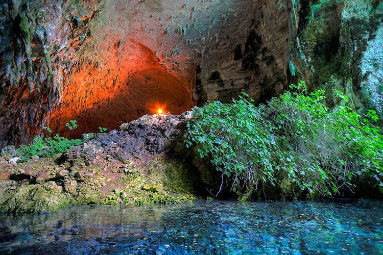 Melissani Cave. Kefalonia.