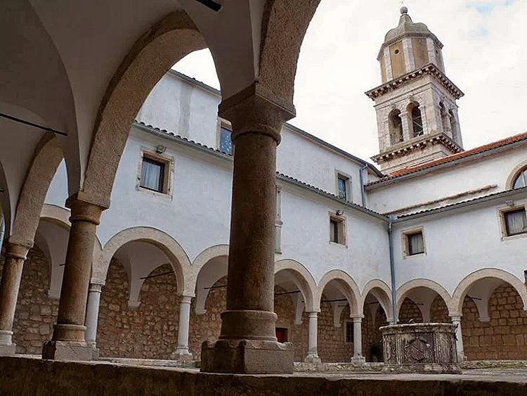 Saint Francis Convent on Cres island, Croatia