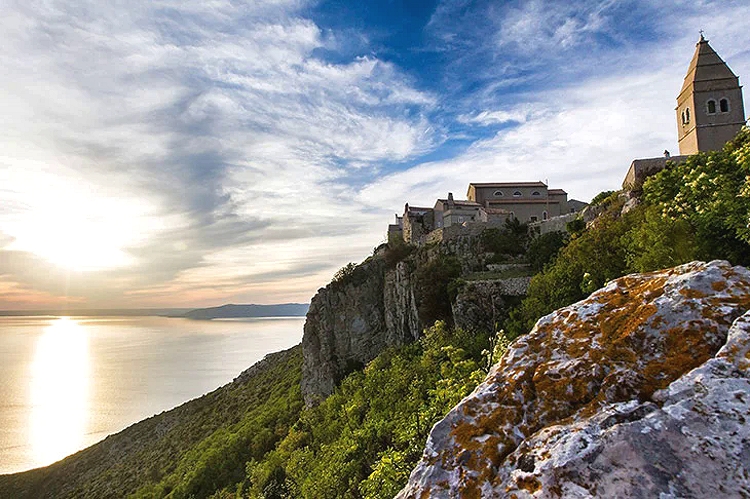 4,000-year old settlement Lubenice Cres Croatia.