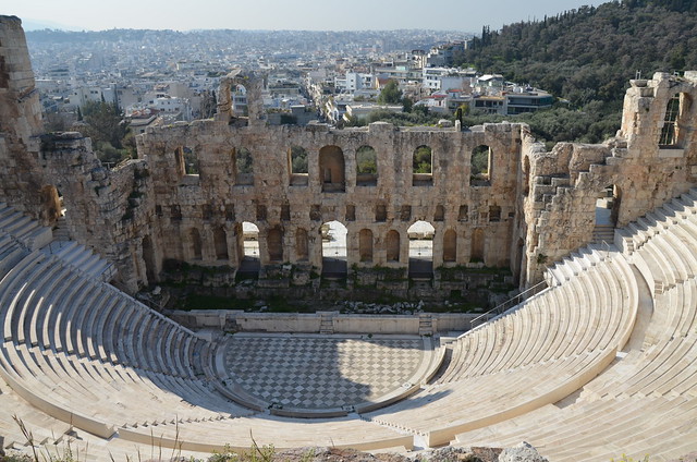 Odeon of Herodes Atticus on the southern slope of the Acropolis