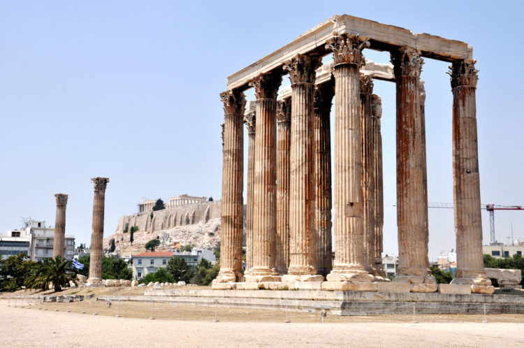 Temple of Zeus the Olympic in Athens