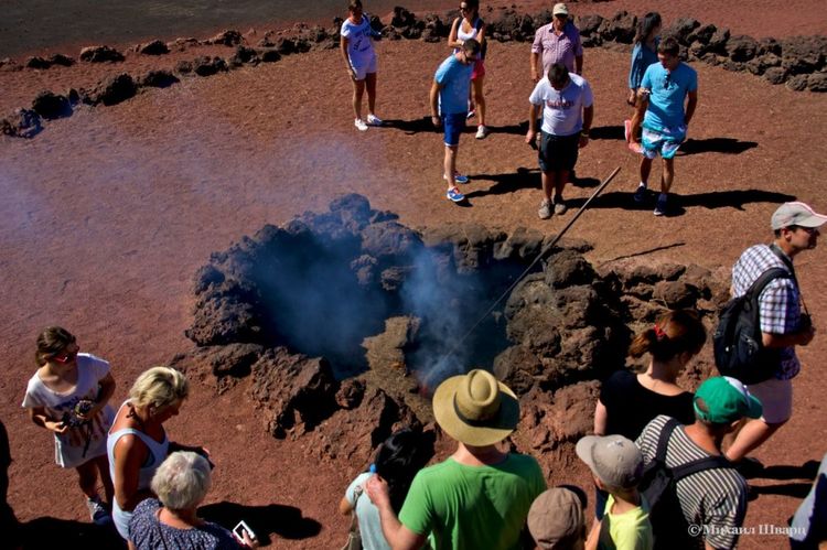 A hole in the ground