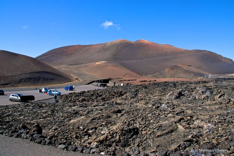 Parking near the Echadero de Camellos route