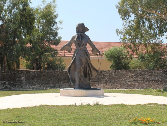 Statue of Liberty by Cypriot sculptor Nikos Kotziamanis