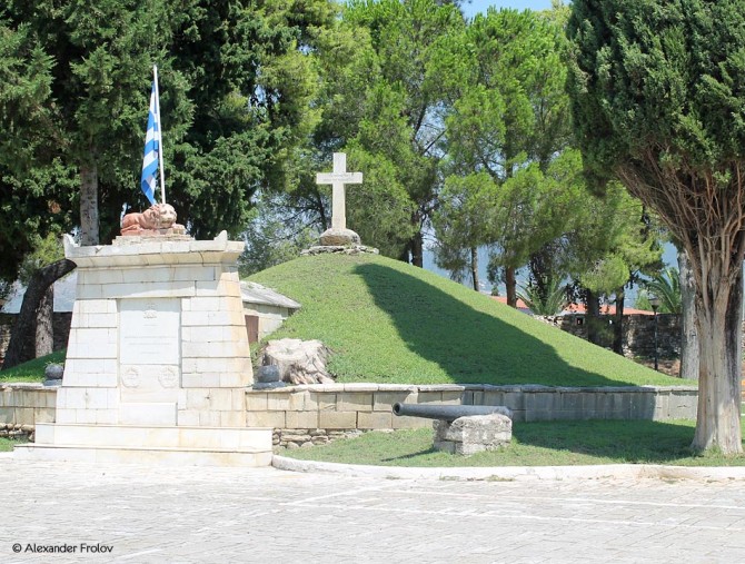 Monument to the Greeks who died at Missolongi before the Breakthrough