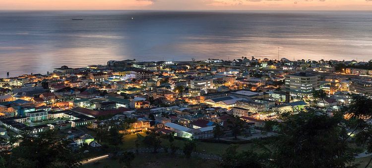 Roseau - Capital of Dominica