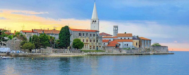 History of Porec. Istria. Croatia.