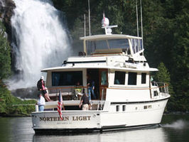 At Chatterbox Falls, Princess Louisa Inlet.