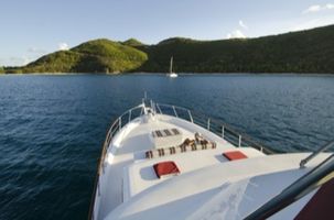 Lounging area on the bow