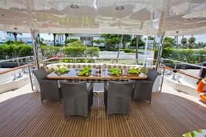 Aft deck Dining