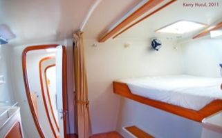 Forward guest cabin