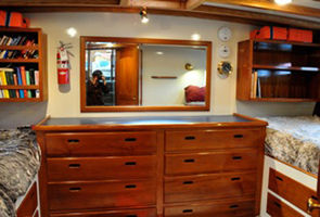 Aft double guest cabin