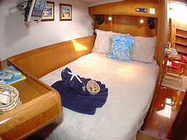 En-Suite Guest Double all are equal in size and have air con, Dvd players, hatches and fans and are very comfortable