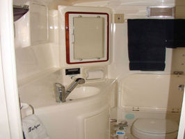 Each cabin has ensuite head & shower