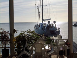 Anchored off Dominica