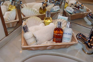 Luxurious toiletries