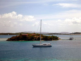 Marina Cay anchorage