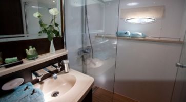 Master Bathroom with Shower Stall