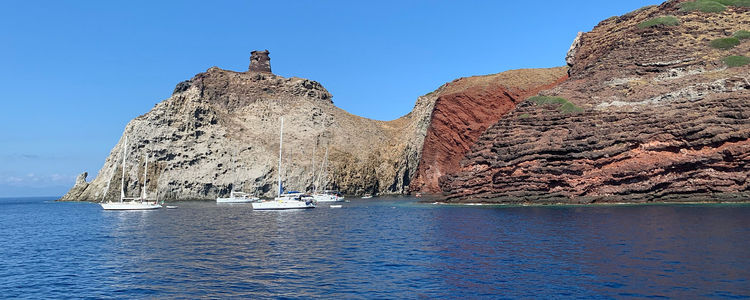 Yachts in Cala Rossa