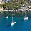 Yacht anchoirage in Cala Dell Allume