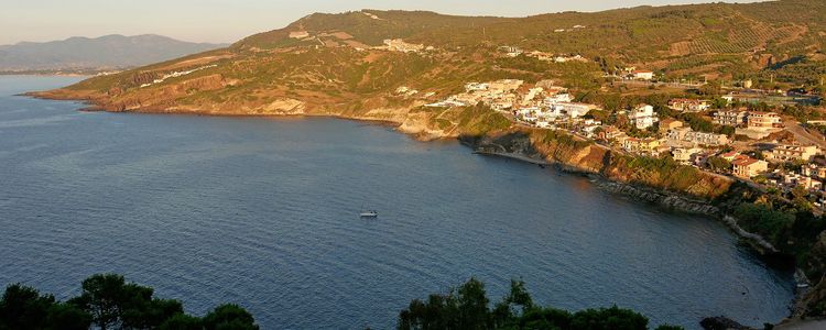 Yacht anchorage in Castelsardo