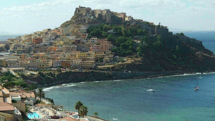 Yacht anchorage in Castelsardo