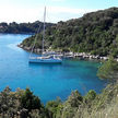 Yacht anchorage in Lokva Bay