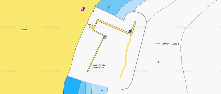 To open Navionics chart of Poseidon Yacht Marina