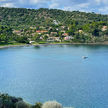 Yacht anchorage in baia Arcile