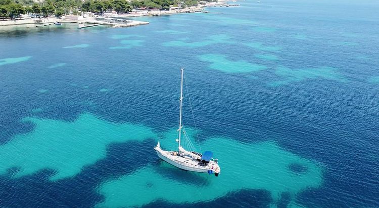 Yacht anchorage at Monte Pergola