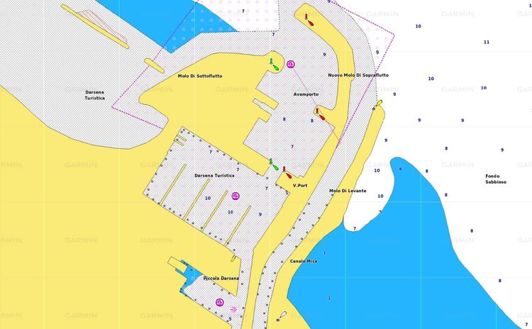 Map of Senigallia Yacht Marina